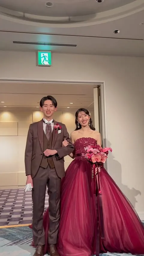 結婚式当日の様子